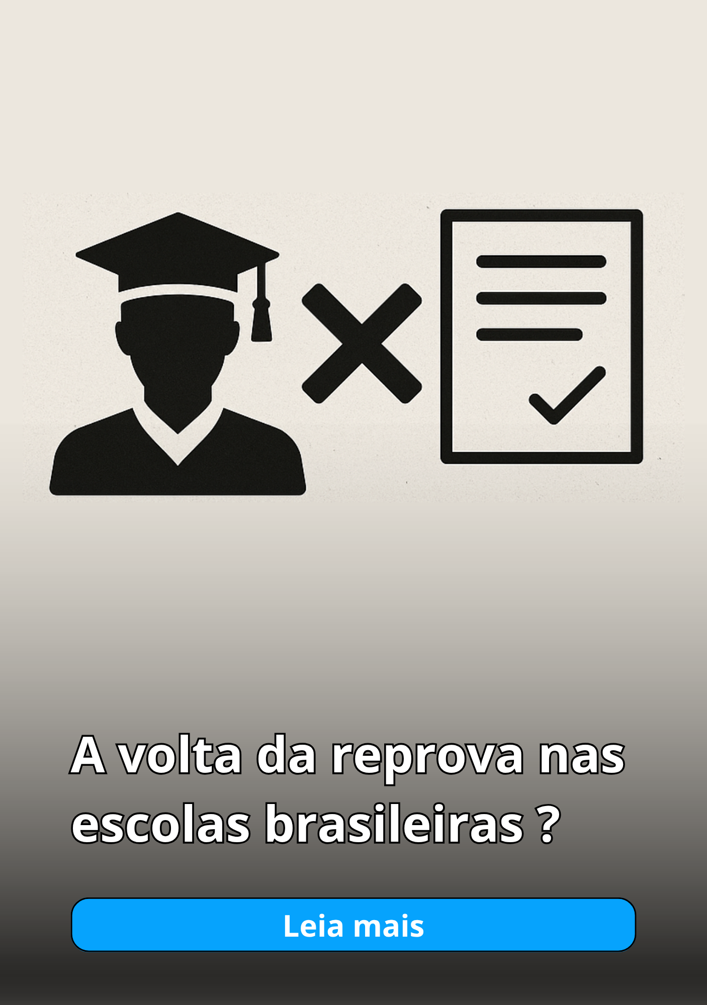 A volta da reprova ?